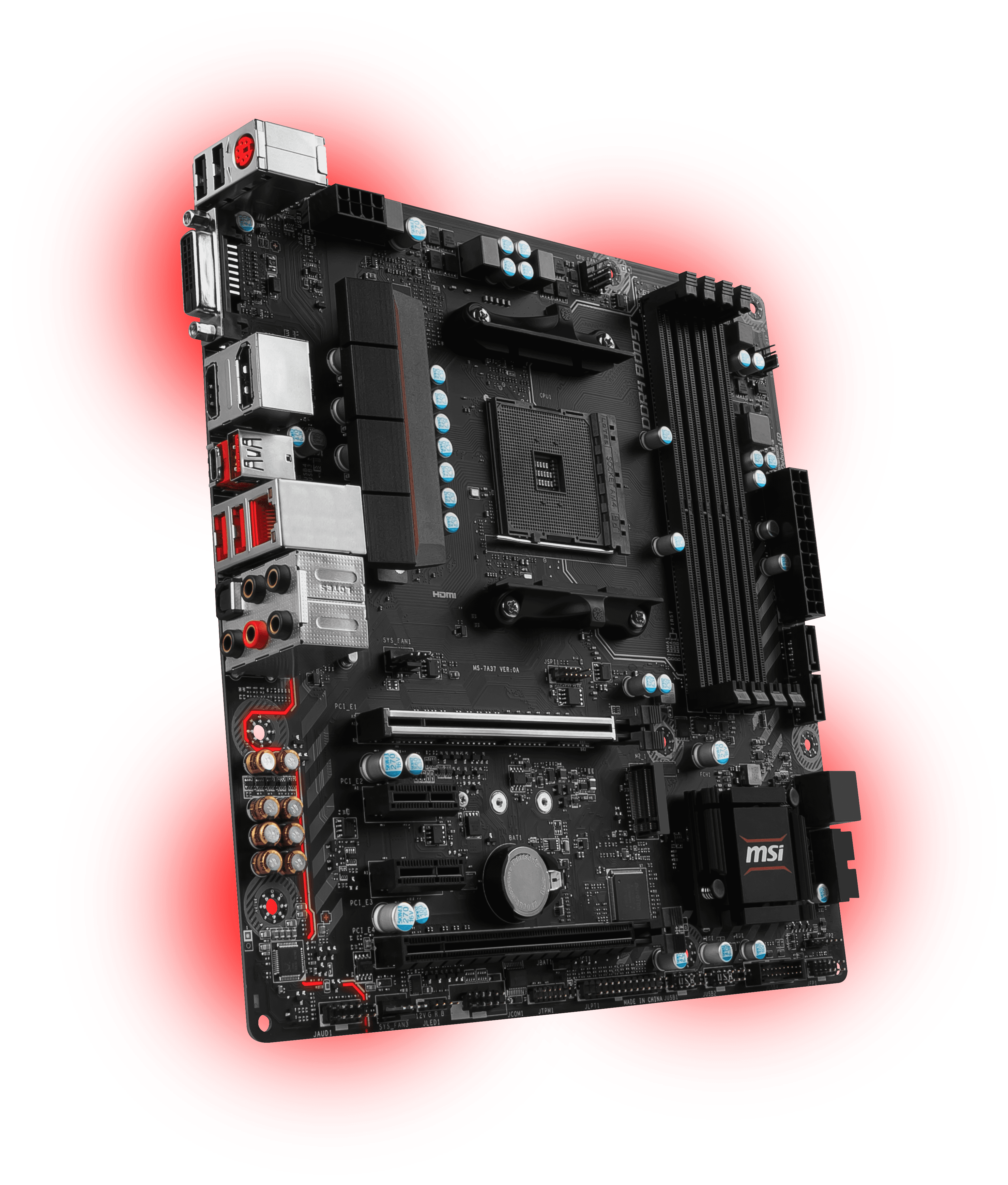 MSI B350M MORTAR AM4 B350 Chipset MATX Motherboard Novatech